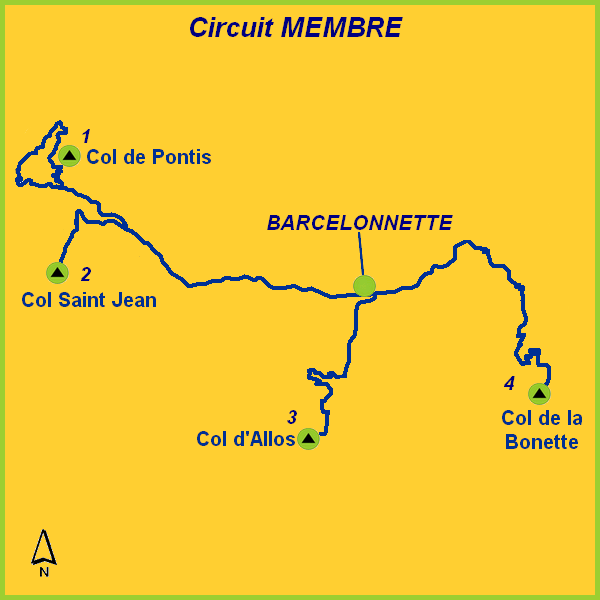 Circuit à réaliser pour être introniser Membre