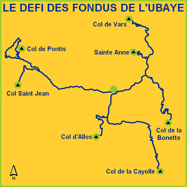 Circuit de la septième journée.