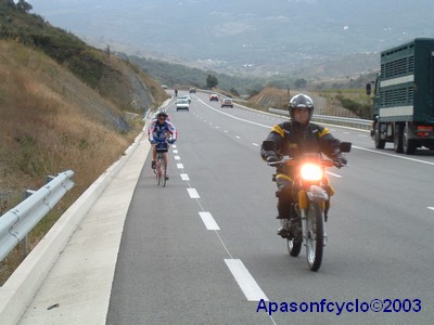 René,  notre motard accompagnateur