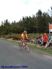 arrivée au sommet pour Claude