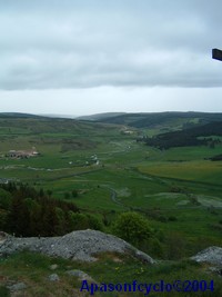 paysage depuis le point de vue de Chteauneuf de Randon