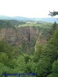 Gorges et cascades en montant à l'Aigoual