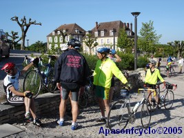 Les cyclistes sont prts