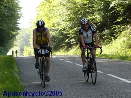 Claude S et Thierry en montée