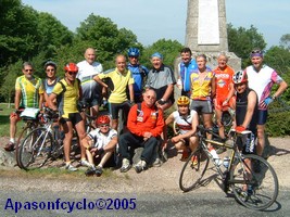 Le groupe au sommet
