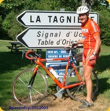 Raymond le baroudeur, ici au signal d'Uchon en Bourgogne