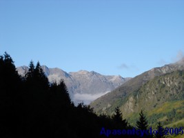 paysage dans l'ascencion du Tourmalet