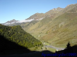 paysage dans l'ascencion du Tourmalet
