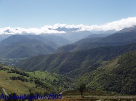 Paysages dans la descente d'Aspin