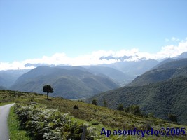 Paysages dans la descente d'Aspin