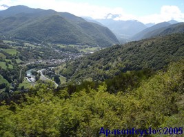 Paysages dans la descente d'Aspin