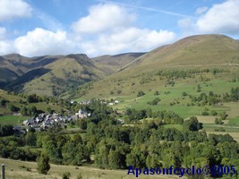 Paysages dans la descente de Peyresourde