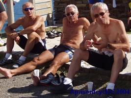 Robert S, Jacky R et Bernard