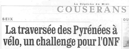 titre de l'article de la Dépêche du Midi