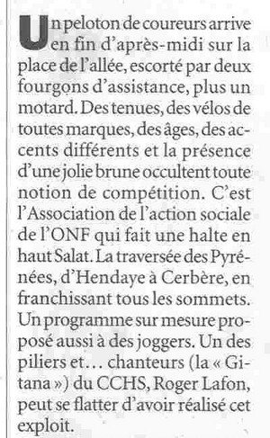 article de la Dépêche du Midi