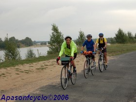 Claudette avec Chantal et Michel