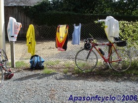 étendage cycliste