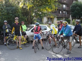 le groupe au départ