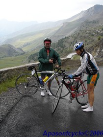 descente en chaussette pour Jacques et Robert